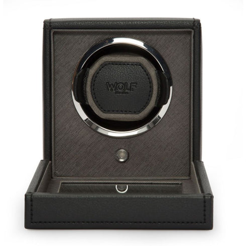 Cub Single Watch Winder With Cover (Black)
